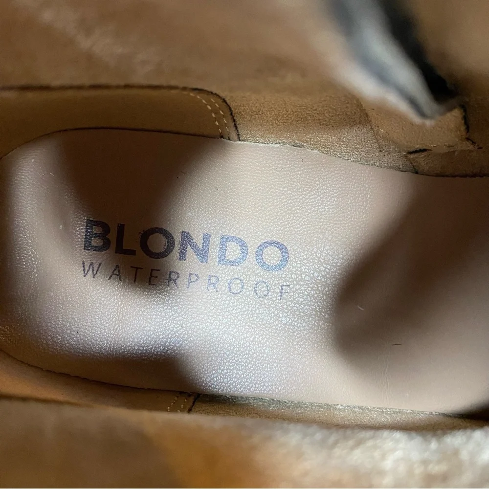 New! Blondo Samara Gray Tan Suede Bootie 9M